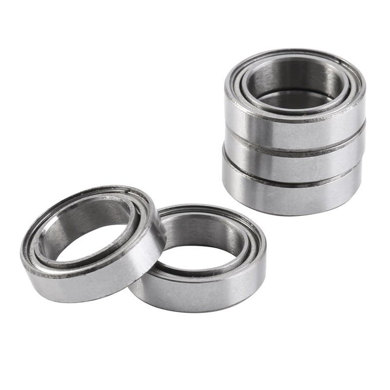 Moofey 10pcs Bearings, 10x15x4mm 6700ZZ Ball Bearing Double Shielded Thin Section Thin Wall - Image 5